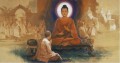 maha pajapati gotami requesting for permission from the buddha to establish the order of nuns Buddhism